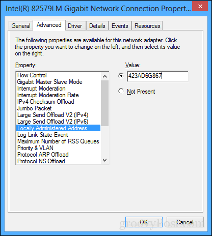 how to change mac address on windows 10/11 (intel adapters)